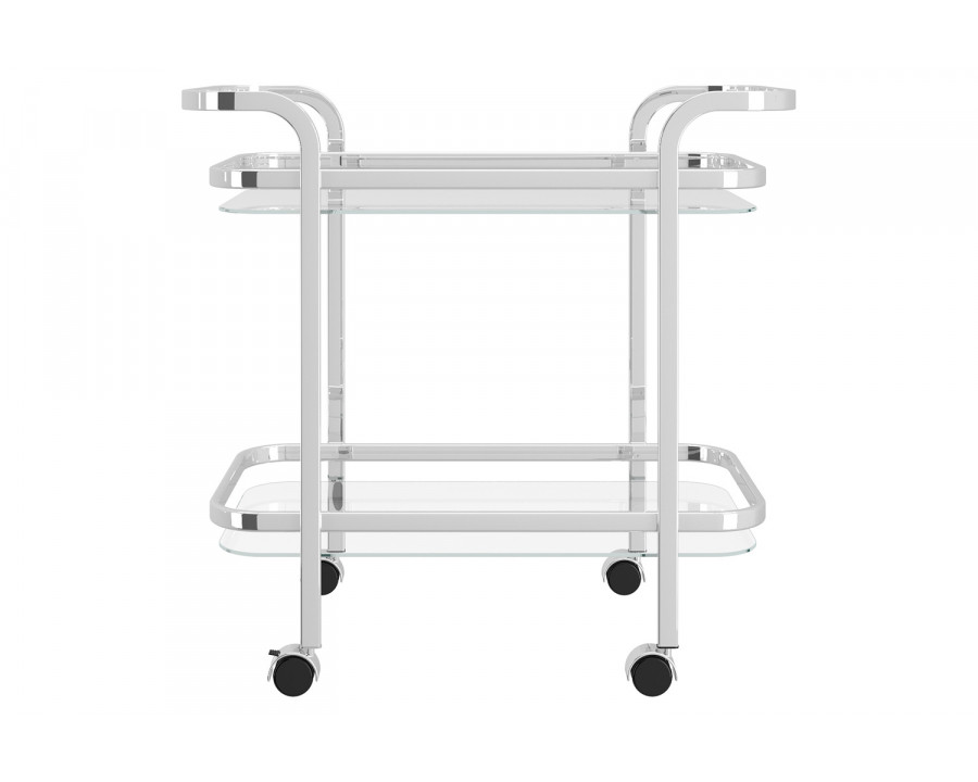 Worldwide - Zedd 2-Tier Bar Cart