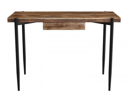 Worldwide Navid Desk - Natural Burnt/Black