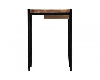 Worldwide Navid Desk - Natural Burnt/Black