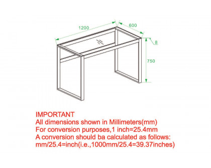 Worldwide - Zevon Desk in Silver