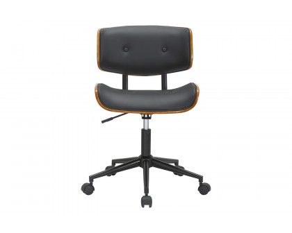 Worldwide - Loki Office Chair in Black/Walnut