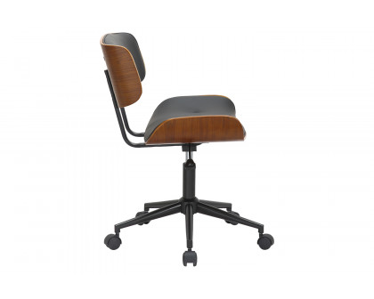 Worldwide - Loki Office Chair in Black/Walnut