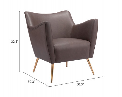 ZUO™ Zoco Accent Chair - Espresso