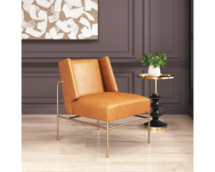 ZUO™ Atlanta Accent Chair - Brown