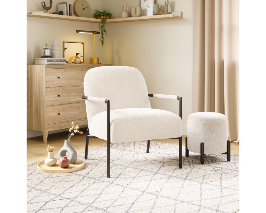 ZUO - Chicago Accent Chair in Ivory