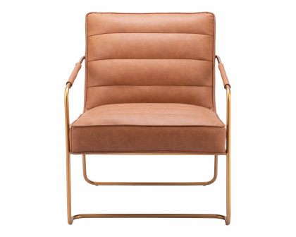 ZUO™ Dallas Accent Chair - Vintage Brown