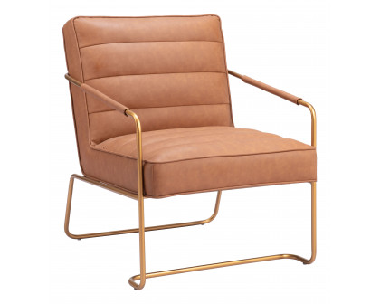 ZUO™ Dallas Accent Chair - Vintage Brown