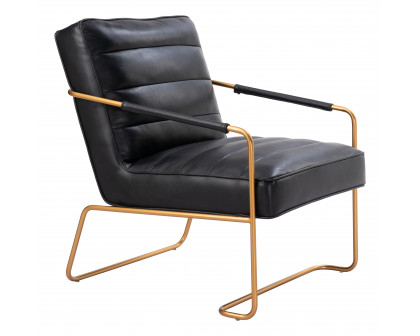 ZUO™ Dallas Accent Chair - Vintage Black