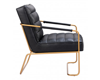 ZUO™ Dallas Accent Chair - Vintage Black