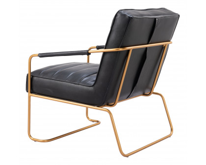 ZUO™ Dallas Accent Chair - Vintage Black