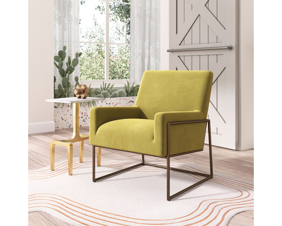 ZUO - New Accent Chair in Olive Green