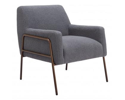 ZUO Charleston Accent Chair - Gray