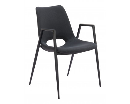 ZUO Desi Dining Chair (Set of 2) - Black