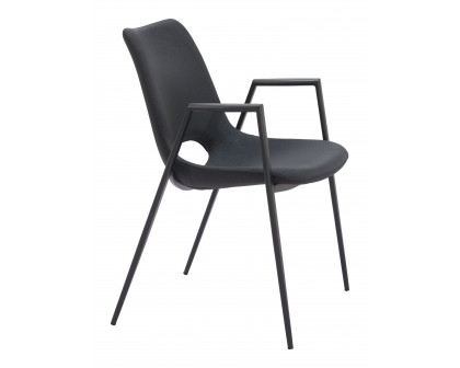 ZUO Desi Dining Chair (Set of 2) - Black