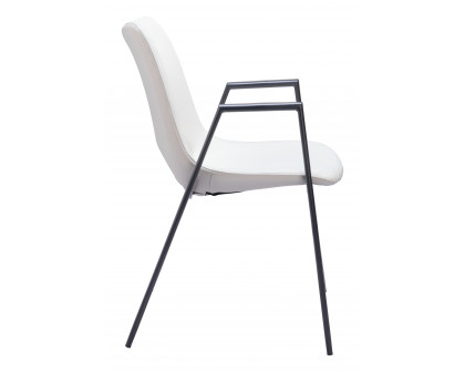 ZUO Desi Dining Chair (Set of 2) - White