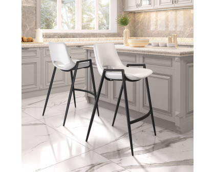 ZUO Desi Counter Stool (Set of 2) - White