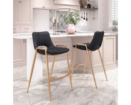 ZUO - Desi Counter Chair (Set Of 2)