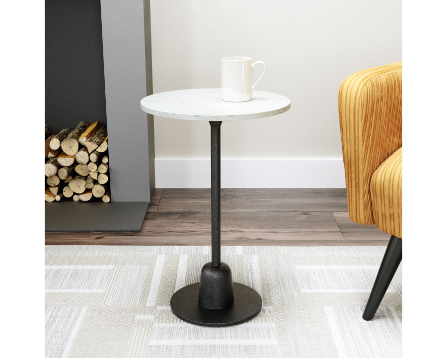 ZUO - Whammy Side Table in White/Black