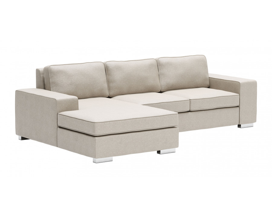 ZUO Brickell Sectional - Beige