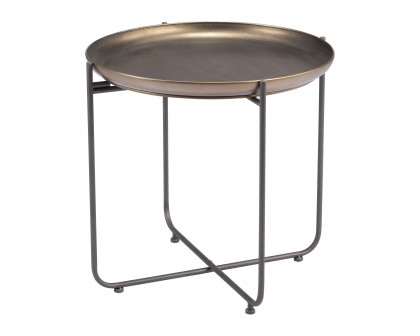 ZUO - Bronson Side Table in Bronze