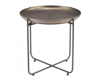 ZUO - Bronson Side Table in Bronze