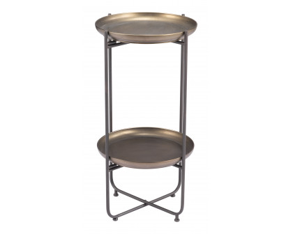 ZUO - Bronson Accent Table in Bronze