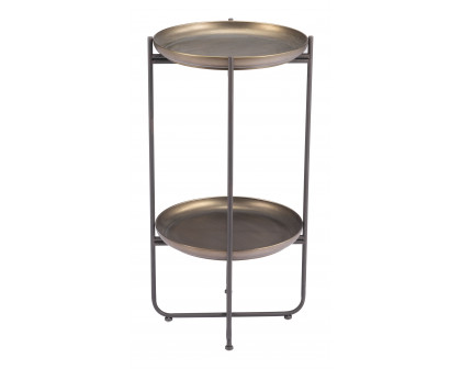 ZUO - Bronson Accent Table in Bronze