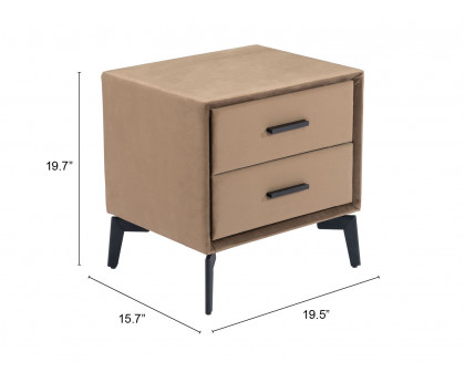 ZUO - Montana Side Table in Brown