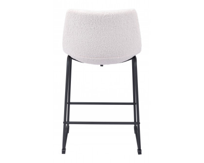 ZUO Smart Counter Stool (Set of 2) - Ivory