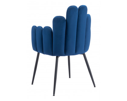 ZUO Noosa Dining Chair (Set of 2) - Navy Blue