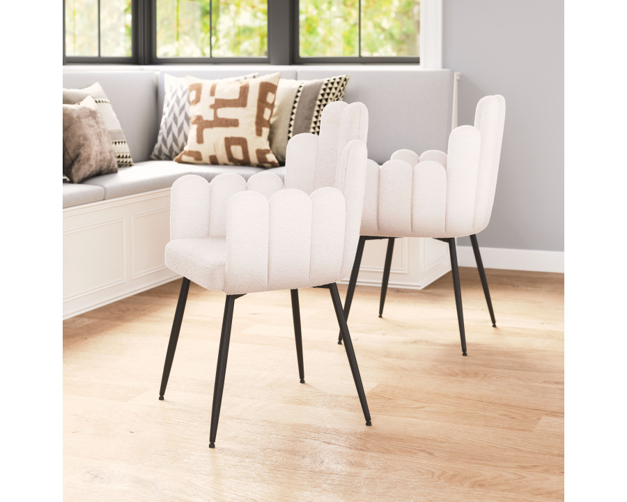 ZUO Noosa Dining Chair (Set of 2) - Ivory