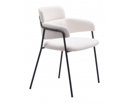 ZUO Marcel Dining Chair (Set of 2) - Cream