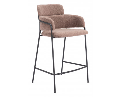 ZUO Marcel Counter Stool (Set of 2) - Brown