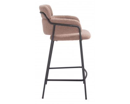 ZUO Marcel Counter Stool (Set of 2) - Brown