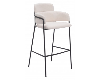 ZUO Marcel Barstool (Set of 2) - Cream