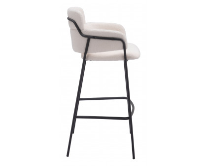 ZUO Marcel Barstool (Set of 2) - Cream