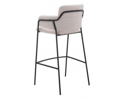 ZUO Marcel Barstool (Set of 2) - Cream