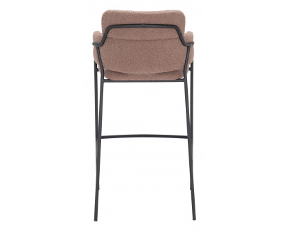 ZUO Marcel Barstool (Set of 2) - Brown