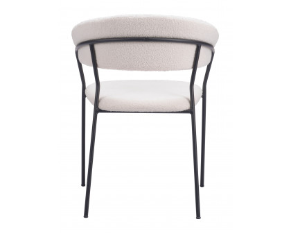 ZUO Josephine Dining Chair (Set of 2) - Cream