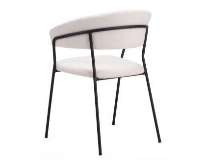 ZUO Josephine Dining Chair (Set of 2) - Cream