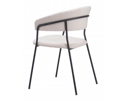 ZUO Josephine Dining Chair (Set of 2) - Cream