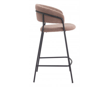 ZUO Josephine Counter Stool (Set of 2) - Brown