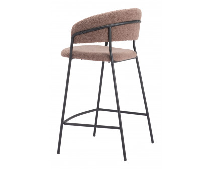 ZUO Josephine Counter Stool (Set of 2) - Brown