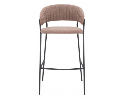 ZUO Josephine Barstool (Set of 2) - Brown