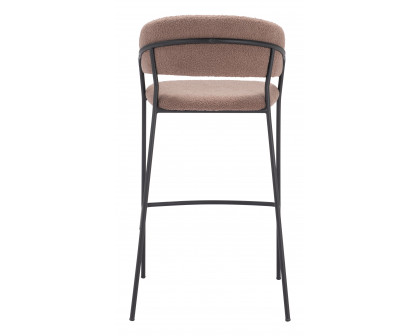 ZUO Josephine Barstool (Set of 2) - Brown