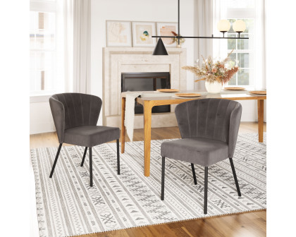 ZUO Aimee Dining Chair (Set of 2) - Gray