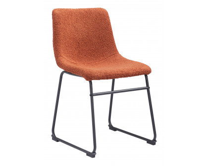 ZUO Smart Dining Chair (Set of 2) - Burnt Orange