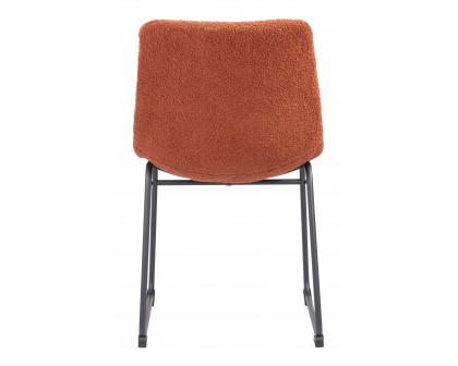 ZUO Smart Dining Chair (Set of 2) - Burnt Orange