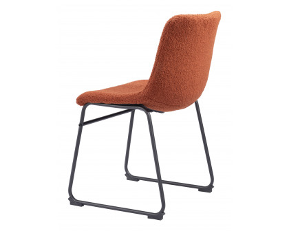 ZUO Smart Dining Chair (Set of 2) - Burnt Orange