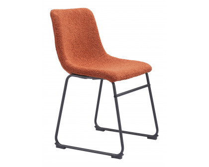 ZUO Smart Dining Chair (Set of 2) - Burnt Orange